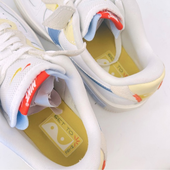 NIKE Air Force 1 Fontanka Set To Rise White Marine Women’s 8 DV2175 100 - Picture 7 of 11